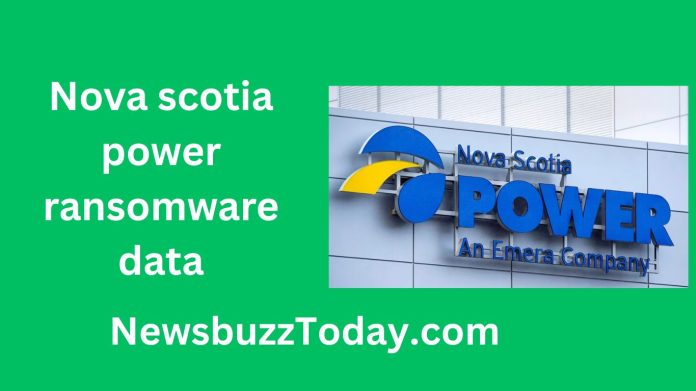 Nova scotia power ransomware data